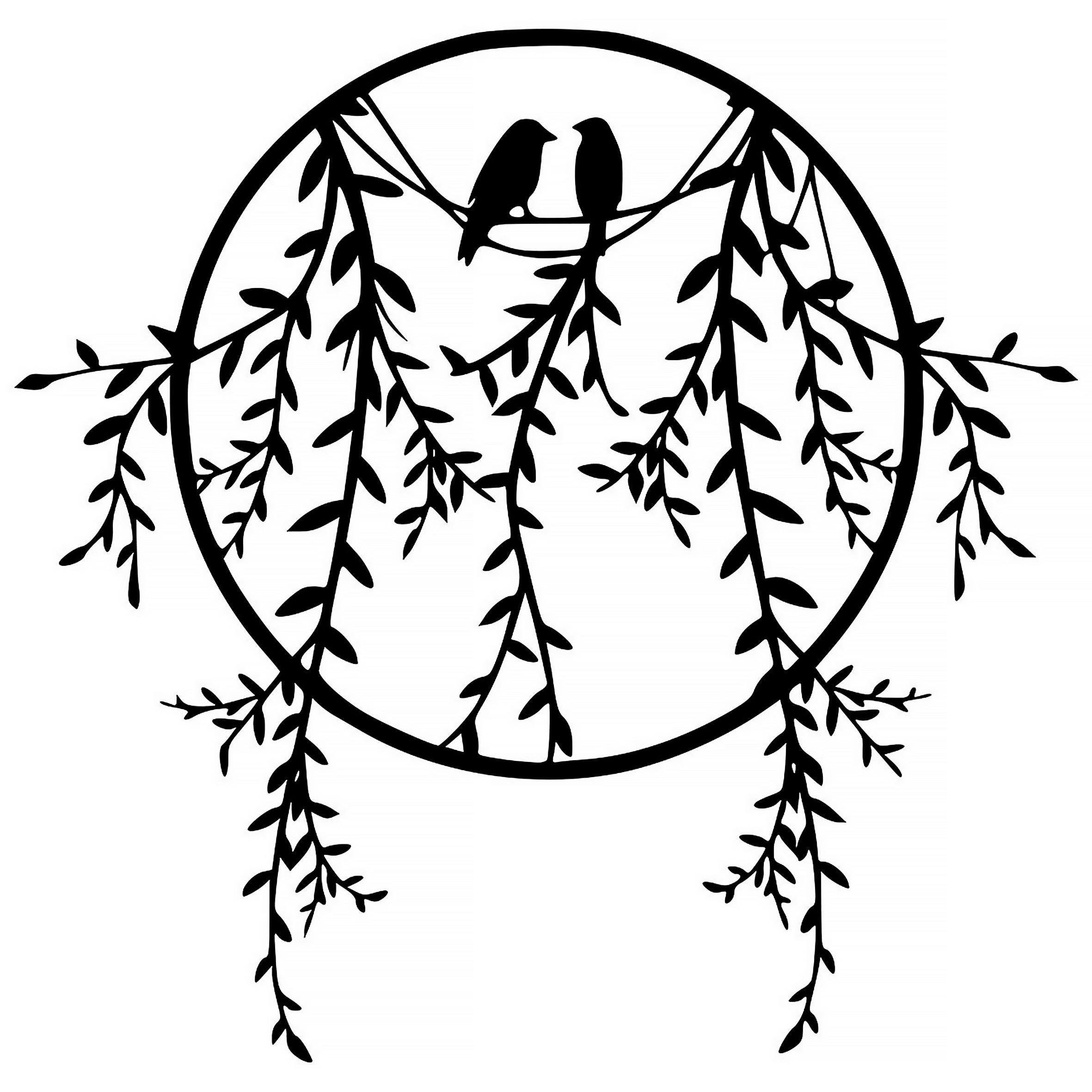 METALLBILD  - Schwarz, Basics, Metall (45/44cm)