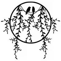 METALLBILD  - Schwarz, Basics, Metall (45/44cm)