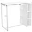 BARTISCH rechteckig Weiß - Weiß, Design, Metall (120/60/105cm) - Carryhome