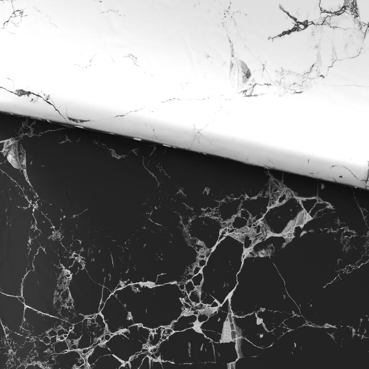 BETTWÄSCHESET Satin 200/210 cm  65 cm/100 cm  - Weiss/Schwarz, Trend, Textil (200/210cm) - Esposa