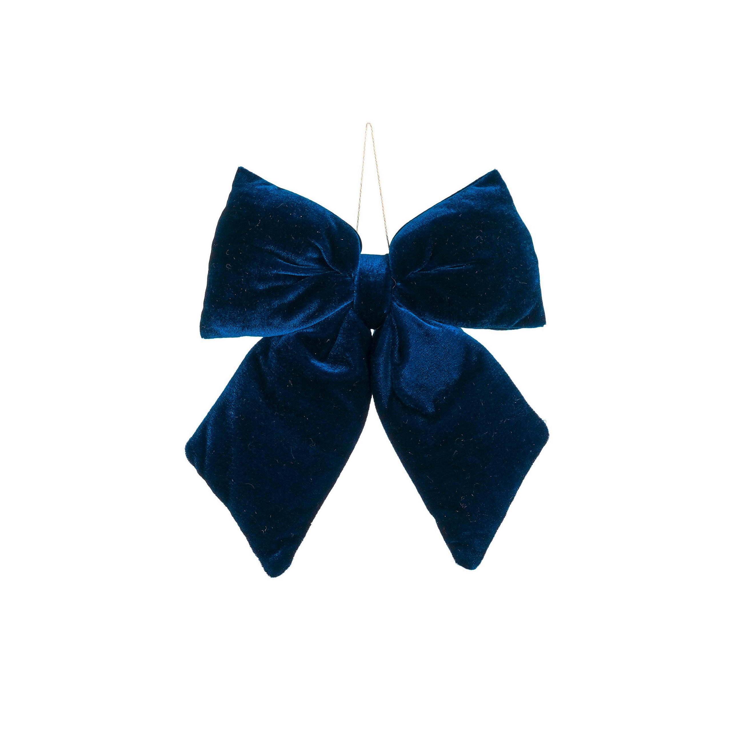ZÁVĚSNÁ DEKORACE - modrá, Basics, textil (5.0/20.0/23.0cm)