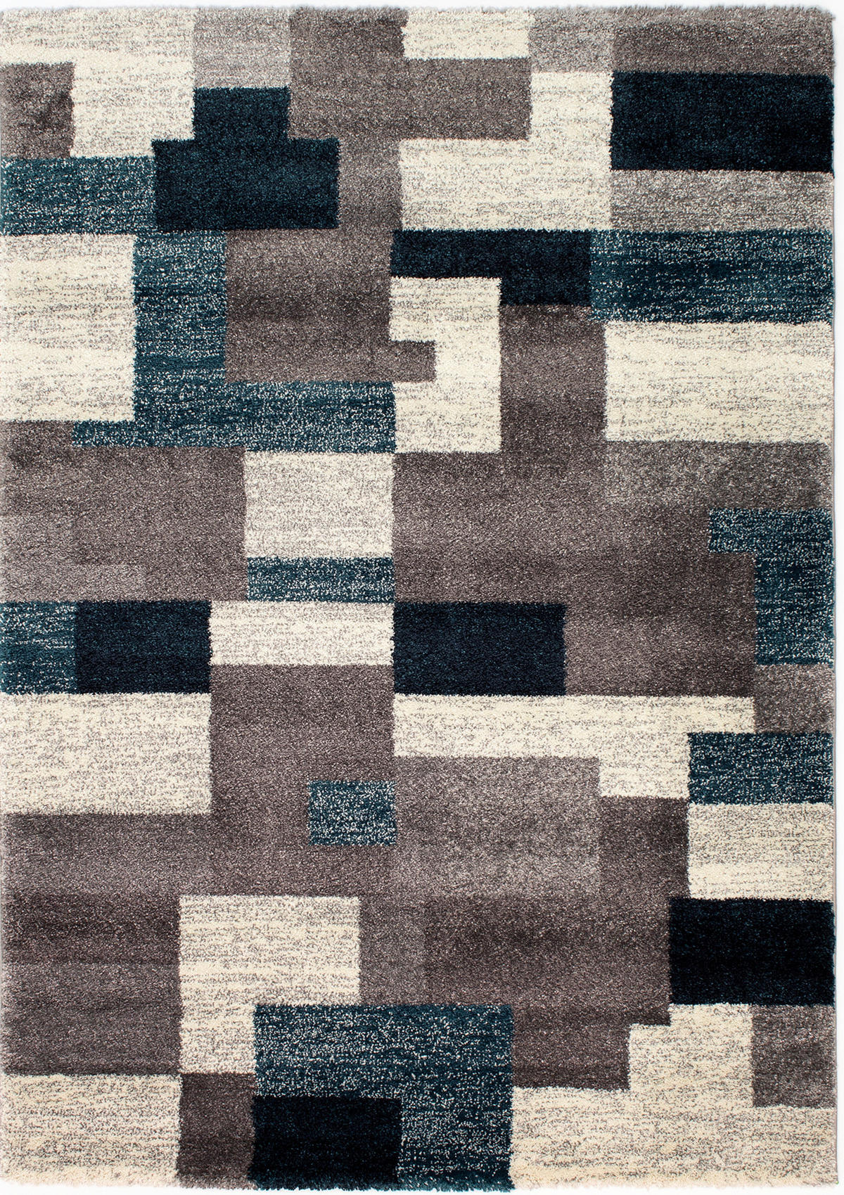 WEBTEPPICH 240/340 cm Astor Grid Grau  - Grau, Design, Textil (240/340cm) - Novel