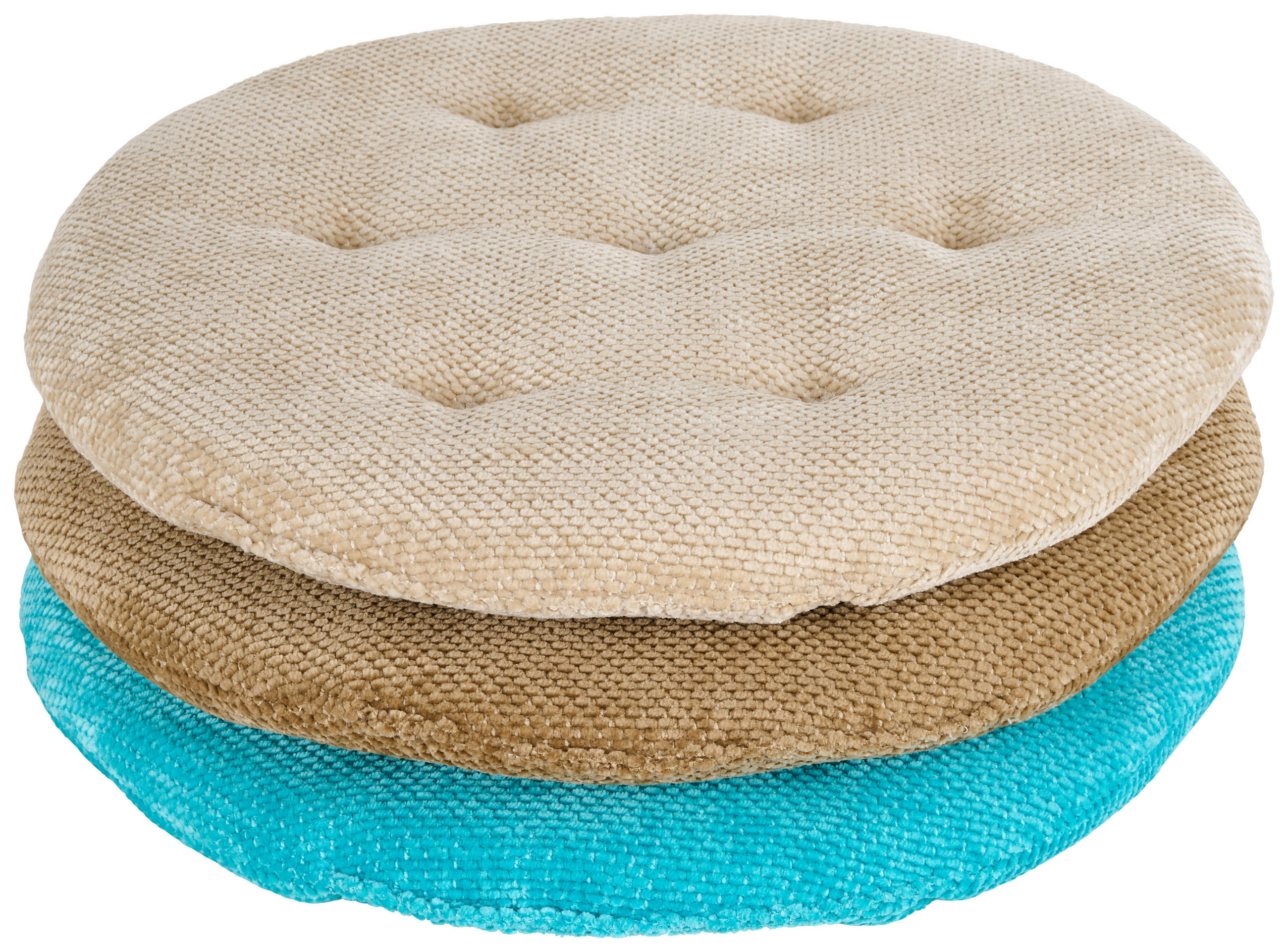SITZKISSEN 40/40/5 cm    - Perlmutt, Basics, Textil (40/40/5cm) - Esposa