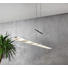 LED-HÄNGELEUCHTE - Chromfarben/Weiß, Design, Glas/Metall (135cm) LED-HÄNGELEUCHTE - Chromfarben/Weiß, Design, Glas/Metall (135cm)