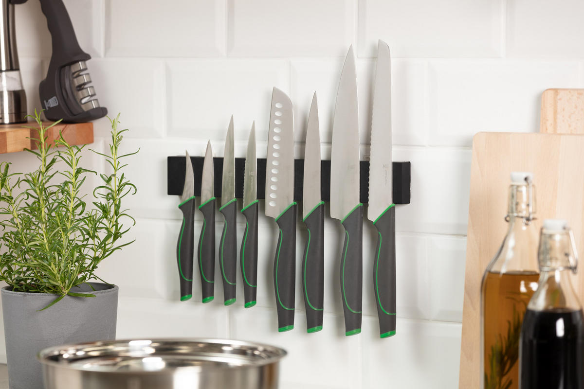 KUCHENMESSER Bonn 24 cm  - Silberfarben/Grau, Design, Kunststoff/Metall (24cm) - Chefkoch+Fackelmann