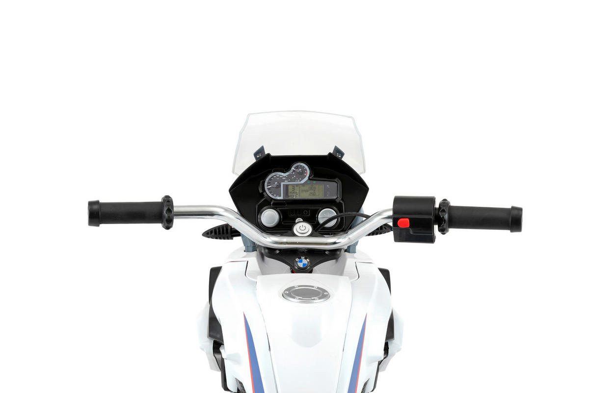 ELEKTRO-KINDERMOTORRAD  - Weiß, Basics, Kunststoff/Metall (104/58/69cm)