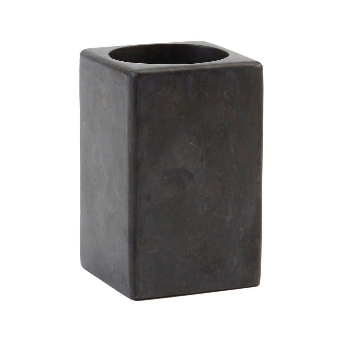 ZAHNBÜRSTENHALTER HAMMAM  - Dunkelgrau/Grau, Basics, Stein (6.7/6.7/10.5cm) - Aquanova