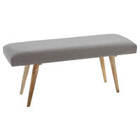 KLOP BREZ NASLONA, tekstil siva  - siva/naravne barve, Natur, tekstil/les (117/51/38cm) - MID.YOU