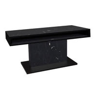 COUCHTISCH Lift Couchtisch rechteckig Schwarz  - Schwarz/Eiche Artisan, Design, Holzwerkstoff/Metall (110/58-77/60cm) - MID.YOU