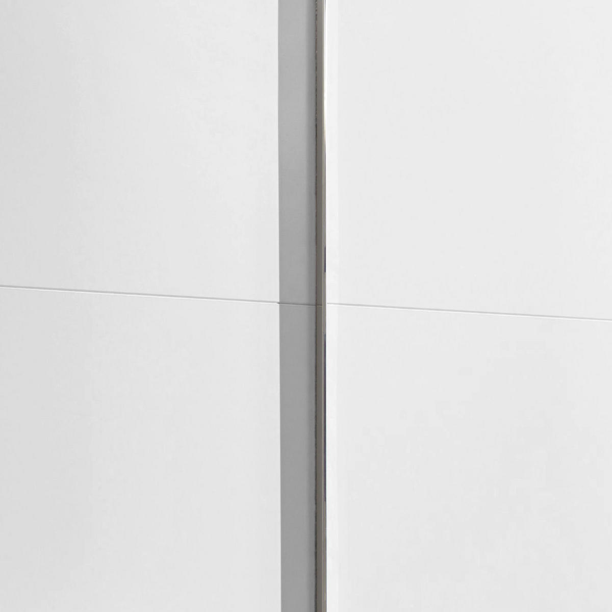 ORMAR - VISEĆA KLIZNA VRATA bela, boja hrasta  200/216/65 cm  - boja hroma/boja hrasta, Moderno, pločasti materijal (200/216/65cm) - MID.YOU