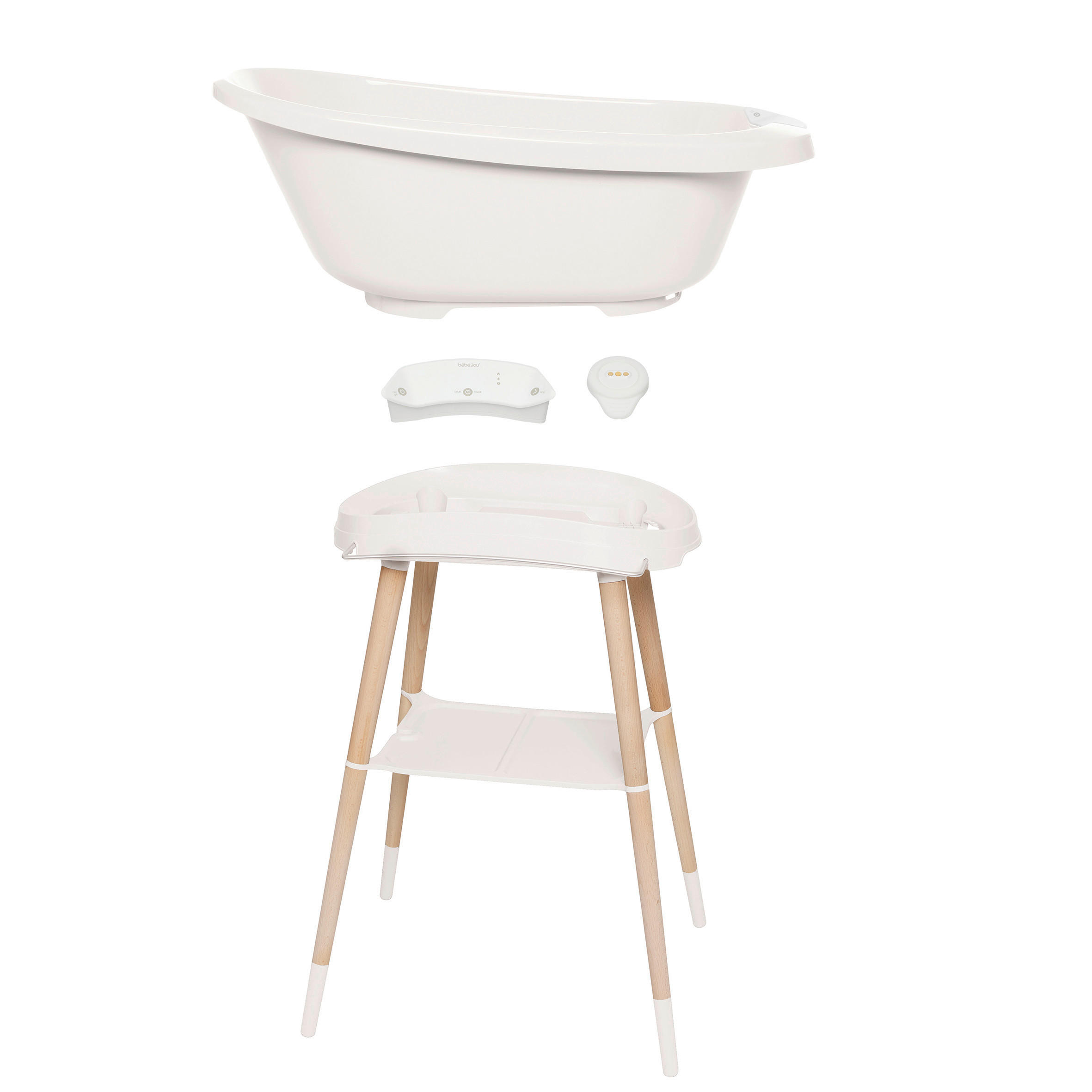 BABYBADESET SENSE LIGHT OAT  - Beige, Basics, Kunststoff (79,5/40/46cm) - Bebe Jou