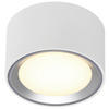 AUFBAULEUCHTE 10/6 cm   - Edelstahlfarben/Weiß, Design, Metall (10/6cm) - Nordlux
