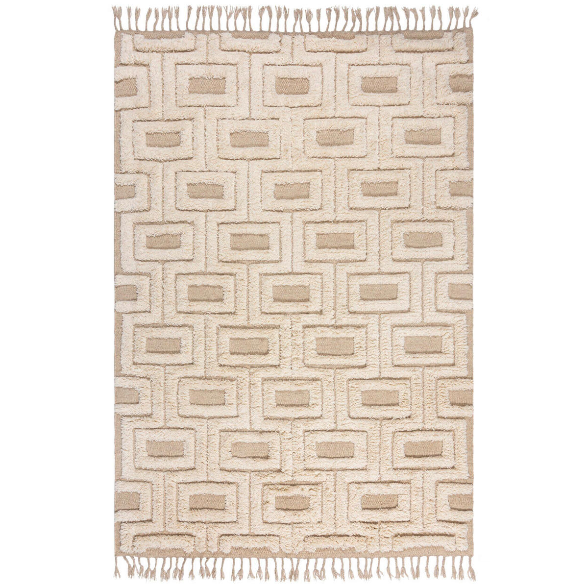 WOLLTEPPICH 120/170 cm Naturfarben  - Naturfarben, MODERN, Textil (120/170cm) - Xora