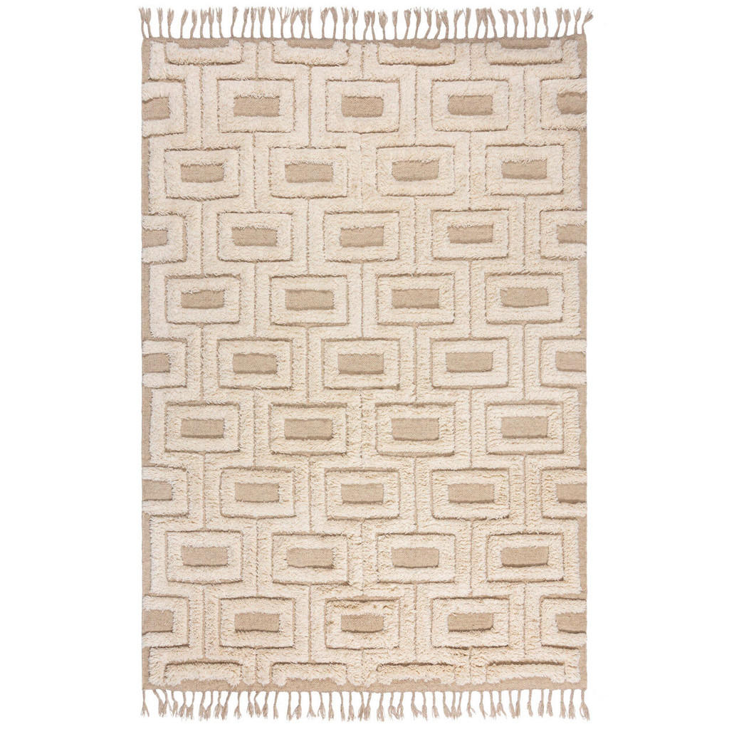 Flair Rugs VLNENÝ KOBEREC, 200/290 cm prírodná farba