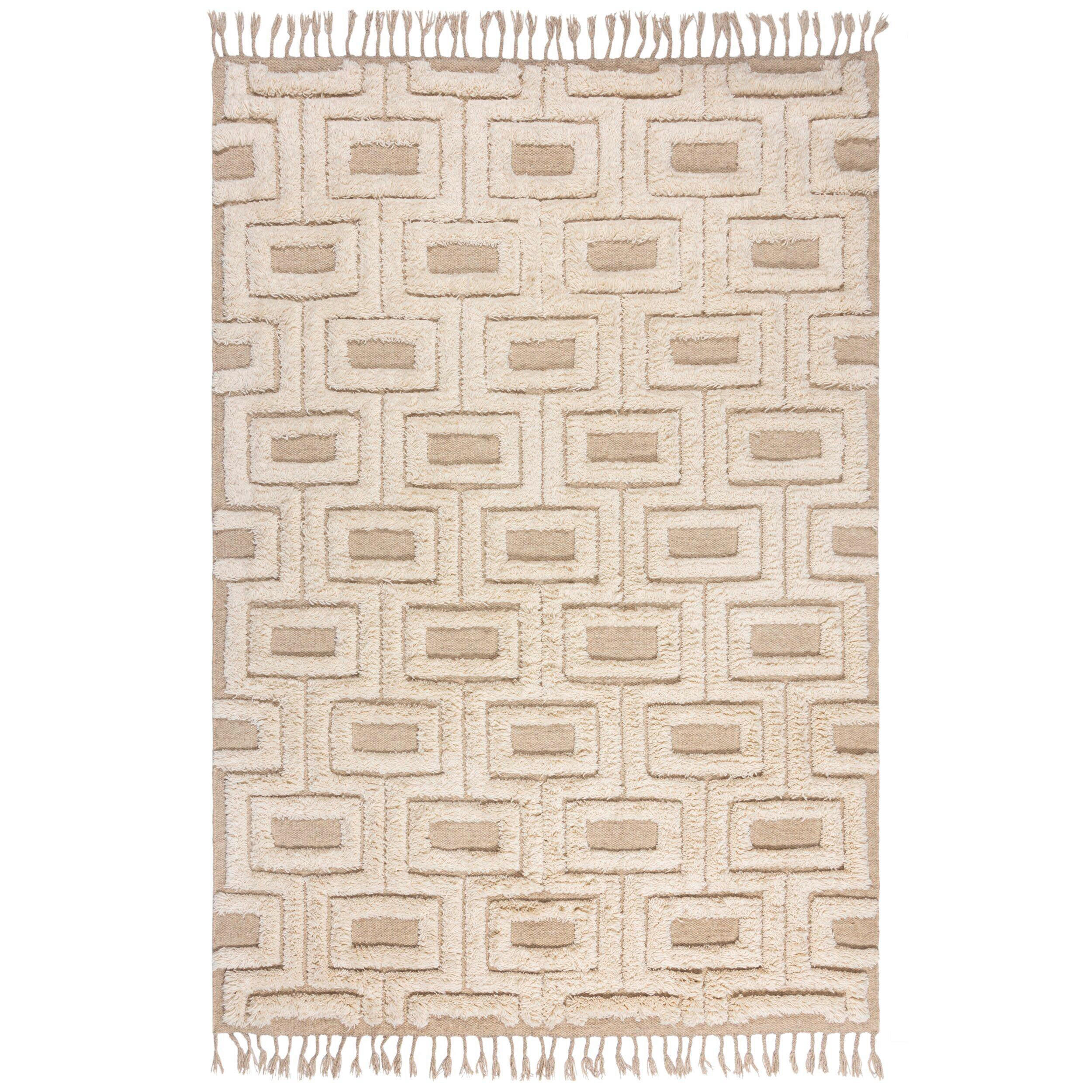 Flair Rugs VLNĚNÝ KOBEREC, 120/170 cm přírodní barvy