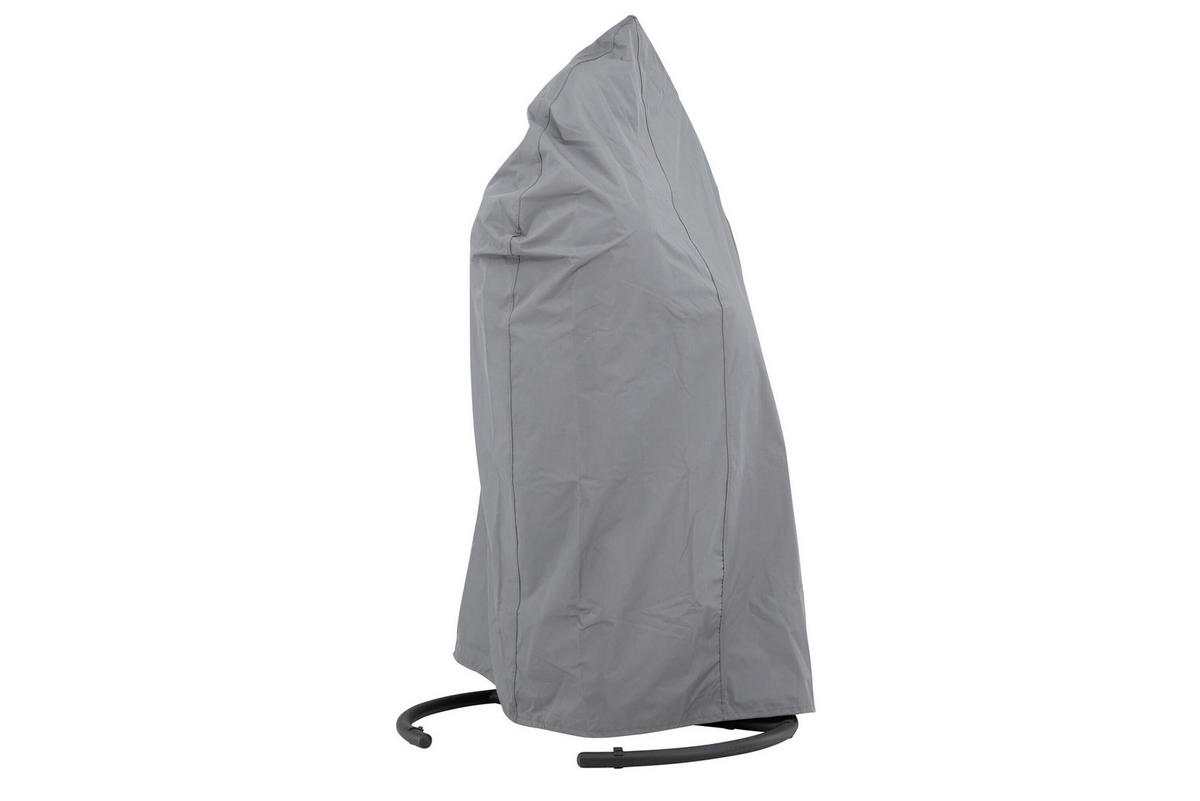 SCHUTZHÜLLE Grau   - Grau, MODERN, Kunststoff (120/200/120cm) - Gardenson