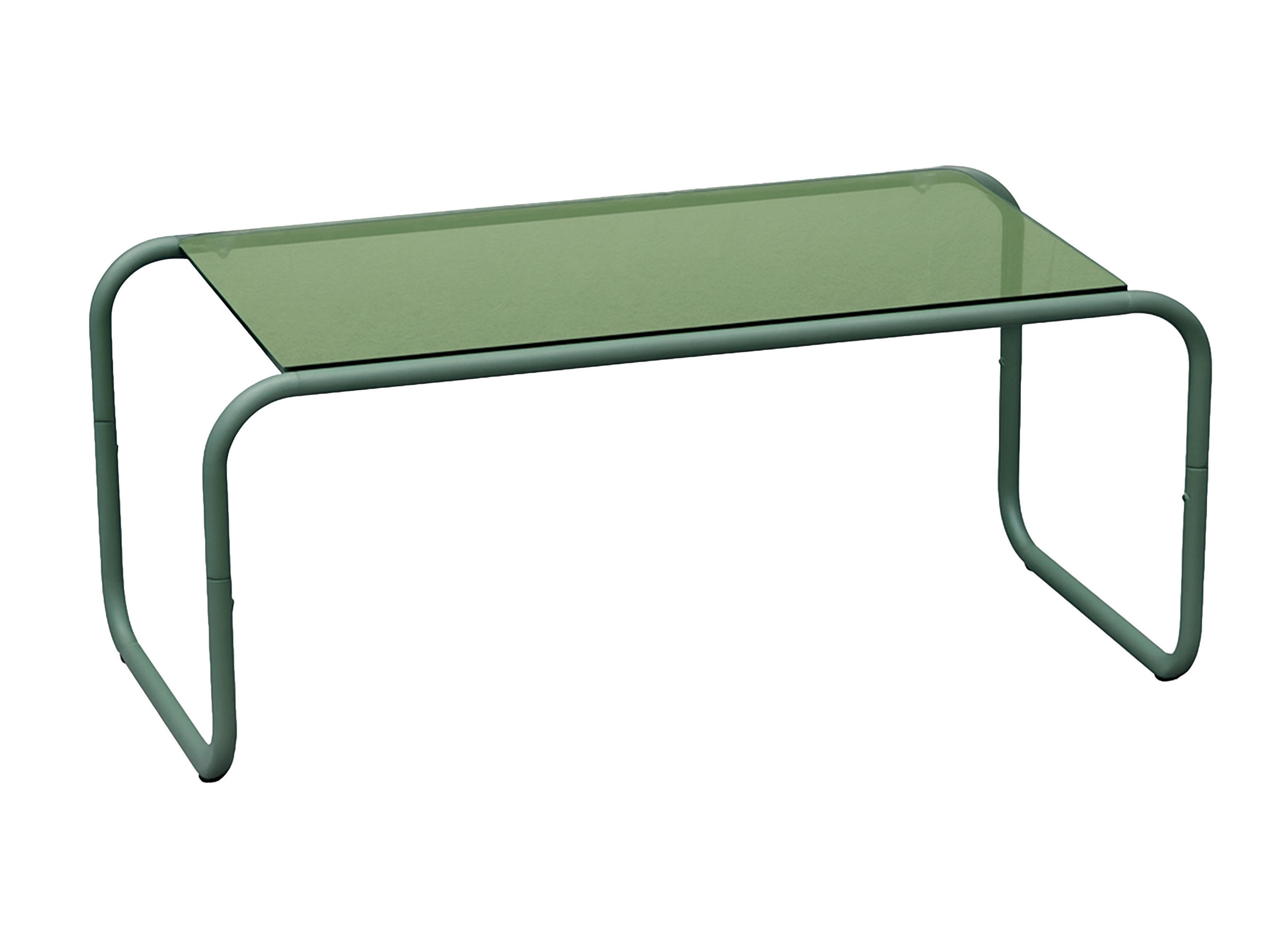 COUCHTISCH Ventana 40/50/36 cm rechteckig Grün  - Grün, Basics, Glas/Metall (40/50/36cm) - Leitmotiv