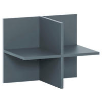 REGALEINSATZ - Petrol, MODERN, Holzwerkstoff (47,5/38,40/32,8cm) - MID.YOU