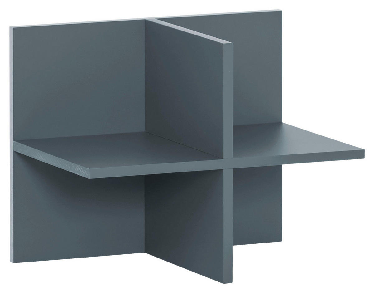 REGALEINSATZ - Petrol, MODERN, Holzwerkstoff (47,5/38,40/32,8cm) - MID.YOU