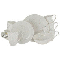 KOMPLETT SERVIS Confetti 16 delar  - cremefärgad, Basics, keramik - Creatable