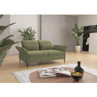 3-SITZER-SOFA in Flachgewebe Hellgrün  - Schwarz/Hellgrün, Konventionell, Textil/Metall (199/92/123cm) - Sit & More