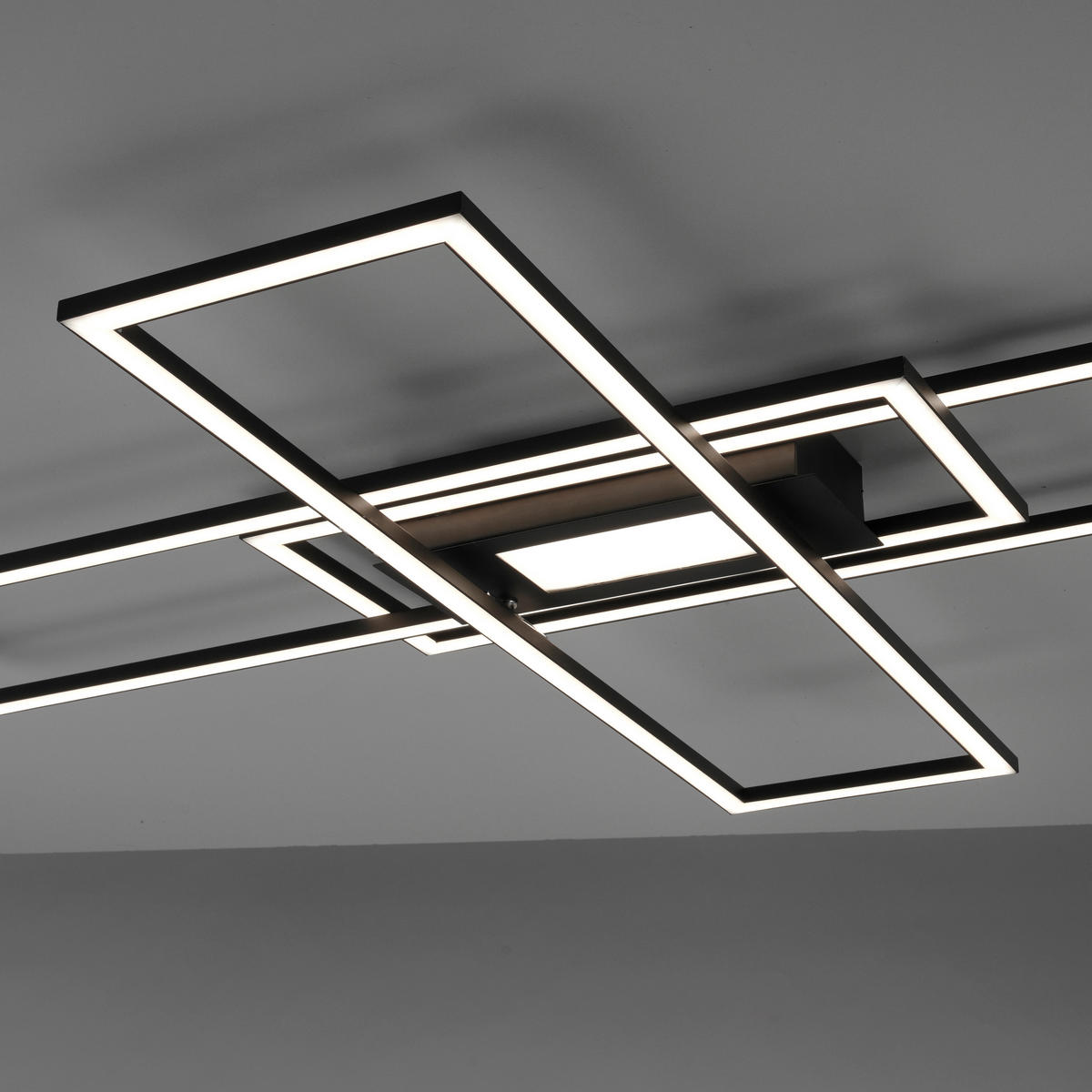 LED SVJETILJKA STROPNA Asmin  - crna, Trend, metal/plastika (99,2/69,4/5,1cm)