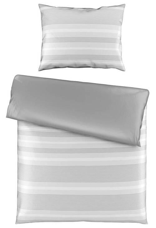 Esposa OBOJSTRANNÁ POSTEĽNÁ BIELIZEŇ, satén, sivá, 140/220 cm
