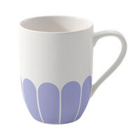 BECHER Fleur Bleu    - Weiß/Hellblau, MODERN, Keramik (11,5/8/10,5cm) - Villeroy & Boch