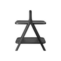 BEISTELLTISCH 46/36/58 cm ETA massiv Schwarz rechteckig  - Schwarz, Basics, Holz (46/36/58cm) - Blomus
