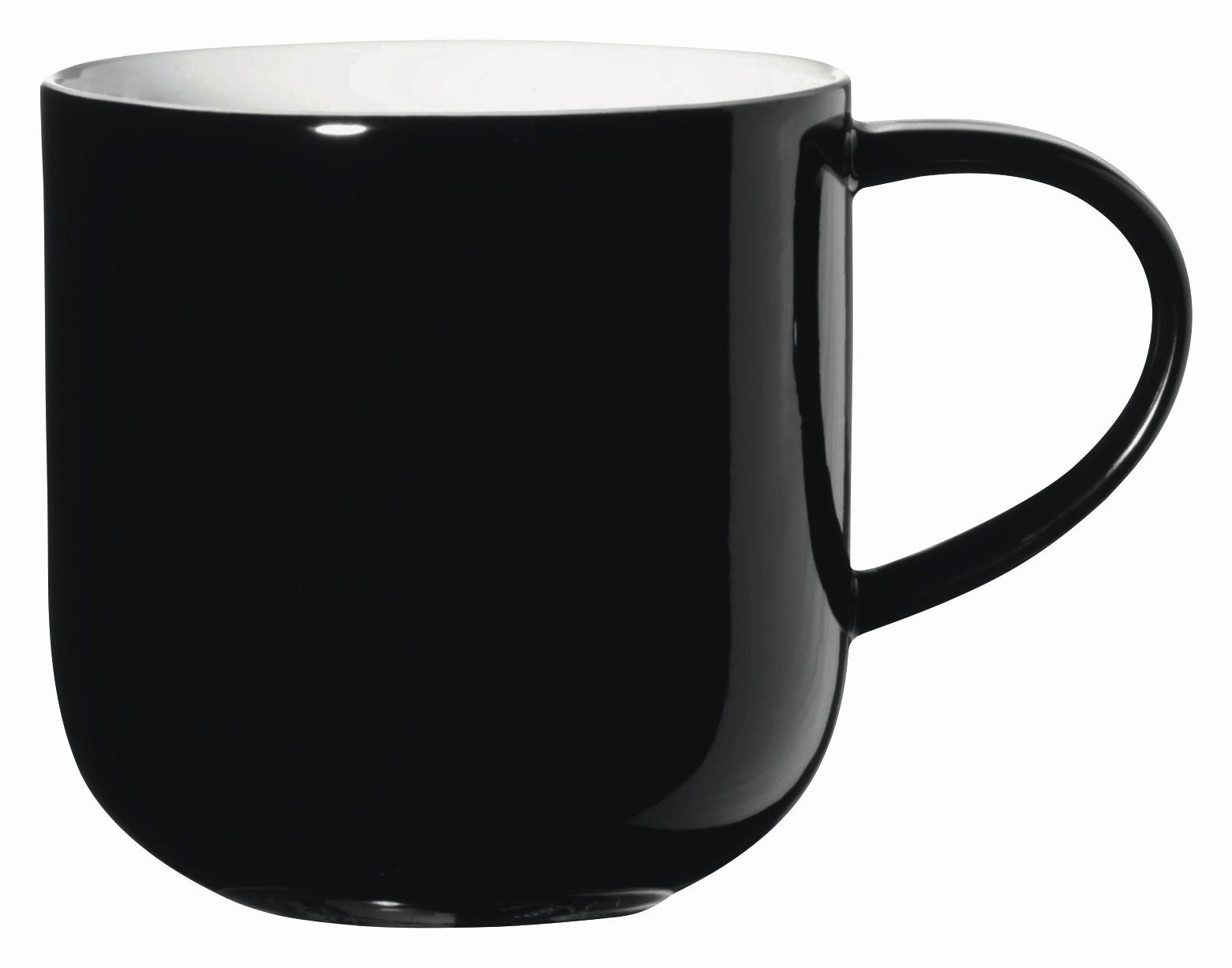 HRNEK NA KÁVU keramika  - černá, Basics, keramika (9,2/9,5cm) - ASA