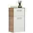 MIDISCHRANK 45/84/33 cm - Chromfarben/Eichefarben, Design, Glas/Holzwerkstoff (45/84/33cm) - Sadena MIDISCHRANK 45/84/33 cm - Chromfarben/Eichefarben, Design, Glas/Holzwerkstoff (45/84/33cm) - Sadena
