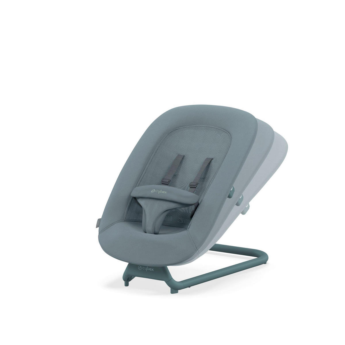HOCHSTUHLLIEGE Lemo Bouncer  - Blau, Basics, Kunststoff/Textil (61/44/46-55cm) - cybex GOLD