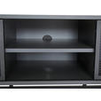 LOWBOARD  in 132/46/41 cm  - Anthrazit/Schwarz, MODERN, Holzwerkstoff/Metall (132/46/41cm) - Novel