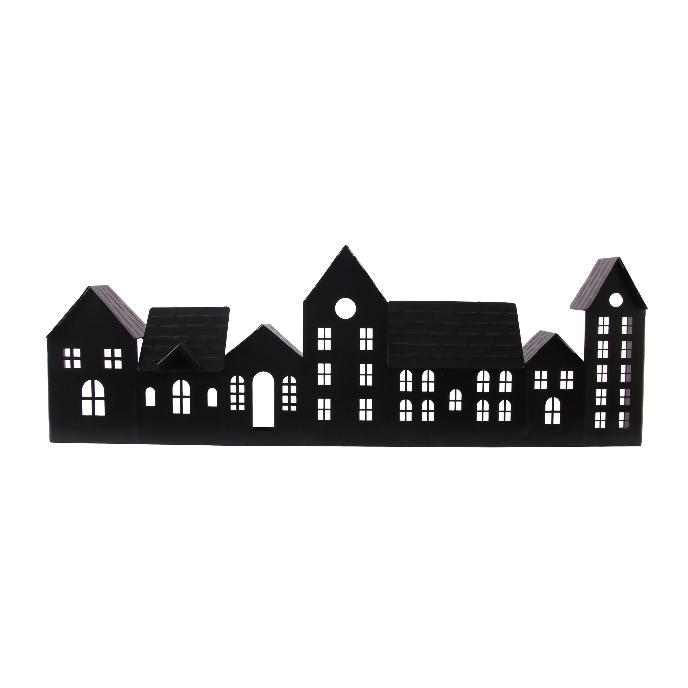 KERZENHALTER - Schwarz, LIFESTYLE, Metall (68/7,5/22,5cm) - X-Mas