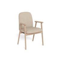 ARMLEHNSTUHL in Holz, Textil Beige  - Beige, KONVENTIONELL, Holz/Textil (55/88/60cm) - MID.YOU