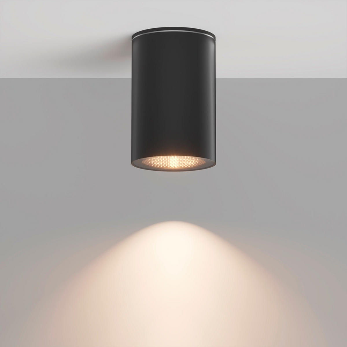 DECKENLEUCHTE  6,5/10 cm    - Schwarz, Modern, Metall (6,5/10cm) - MAYTONI