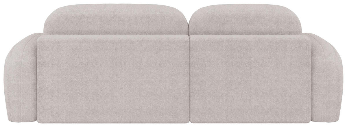 ECKSOFA Sevilla Plus in Bouclé Beige  275/175 cm  - Beige/Schwarz, Design, Kunststoff/Textil (275/175cm) - MID.YOU