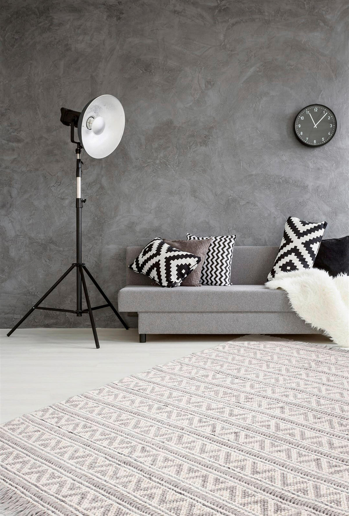 LÄUFER 80/150 cm Natura Naturfarben, Silberfarben  - Silberfarben/Naturfarben, Basics, Textil (80/150cm) - Kayoom