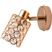 STRAHLER York   - Transparent/Roségold, KONVENTIONELL, Glas/Metall (8/16cm)