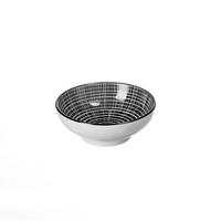 MISKA, keramika, 8 cm  - čierna/biela, Trend, keramika (8cm) - Ritzenhoff Breker