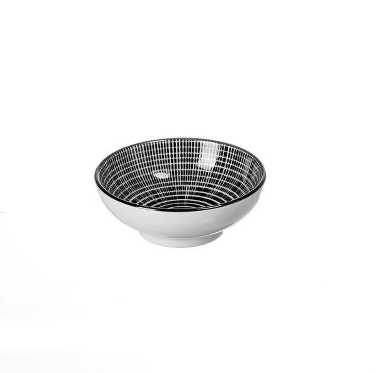 MISKA, keramika, 8 cm  - čierna/biela, Trend, keramika (8cm) - Ritzenhoff Breker