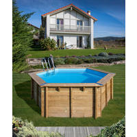 POOL-SET 800002 VAINILLE 2 400/119 cm  - Naturfarben/Kieferfarben, KONVENTIONELL (400/119cm) - Gre