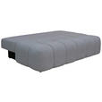 BOXSPRINGSOFA in Chenille Grau  - Schwarz/Grau, MODERN, Kunststoff/Textil (210/72/105cm) - Cantus
