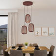 LED-HÄNGELEUCHTE Cage 40/50-150 cm  - Kupferfarben, Design, Kunststoff/Metall (40/50-150cm) - Dieter Knoll