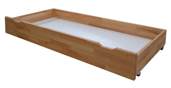 BETTKASTEN 152/16/63 cm Buchefarben - Buchefarben, Natur, Holz/Kunststoff (152/16/63cm) - Carryhome