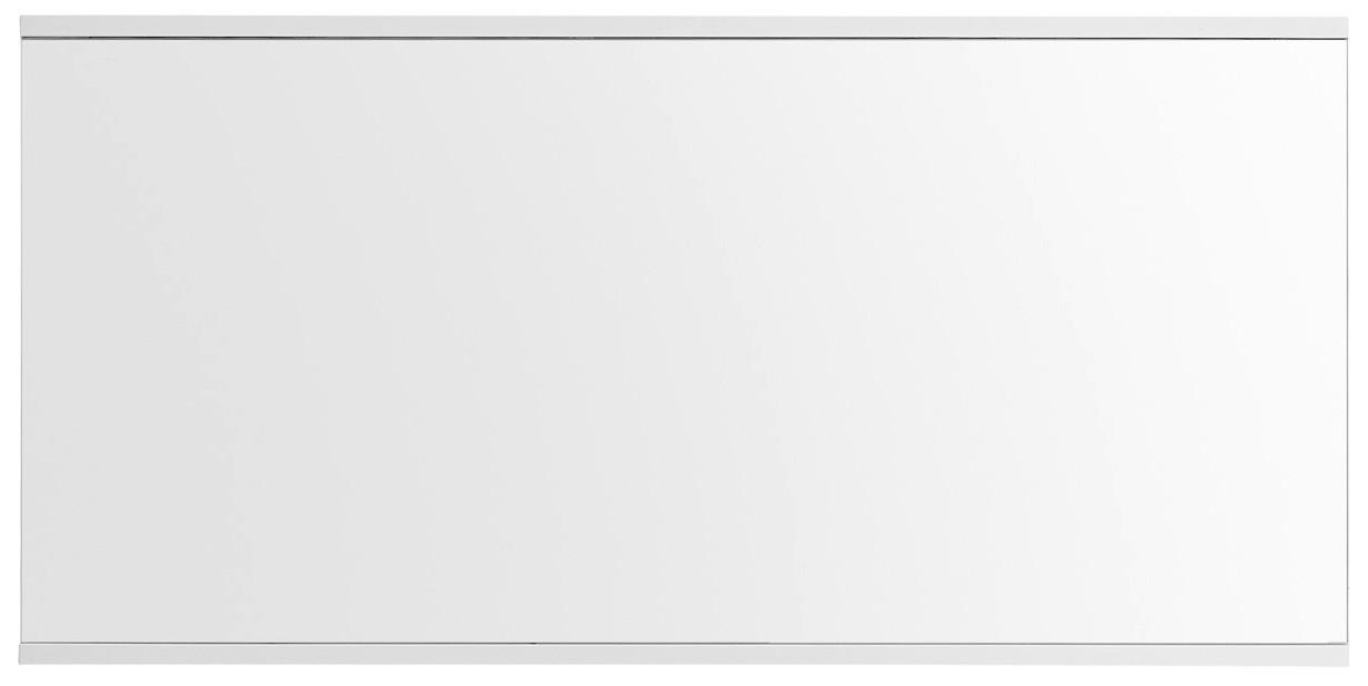 WANDSPIEGEL 132/64/3 cm  - Klar/Weiss, Design, Glas/Holzwerkstoff (132/64/3cm) - Voleo