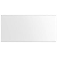 WANDSPIEGEL 132/64/3 cm  - Klar/Weiss, Design, Glas/Holzwerkstoff (132/64/3cm) - Voleo