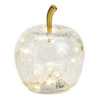 LED-DEKOLEUCHTE 11/12/11 cm  - Transparent, Basics, Glas (11/12/11cm)