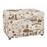 TRUHENBANK in Textil, Holzwerkstoff 65/42/40 cm - Creme/Schwarz, Basics, Holzwerkstoff/Kunststoff (65/42/40cm) - Carryhome TRUHENBANK in Textil, Holzwerkstoff 65/42/40 cm - Creme/Schwarz, Basics, Holzwerkstoff/Kunststoff (65/42/40cm) - Carryhome