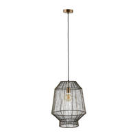 HÄNGELEUCHTE 37/46 cm   - Bronzefarben, Trend, Metall (37/46cm) - Light & Living